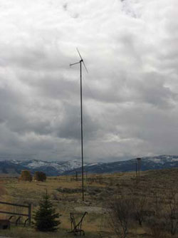 Picture of the full mast assembly.